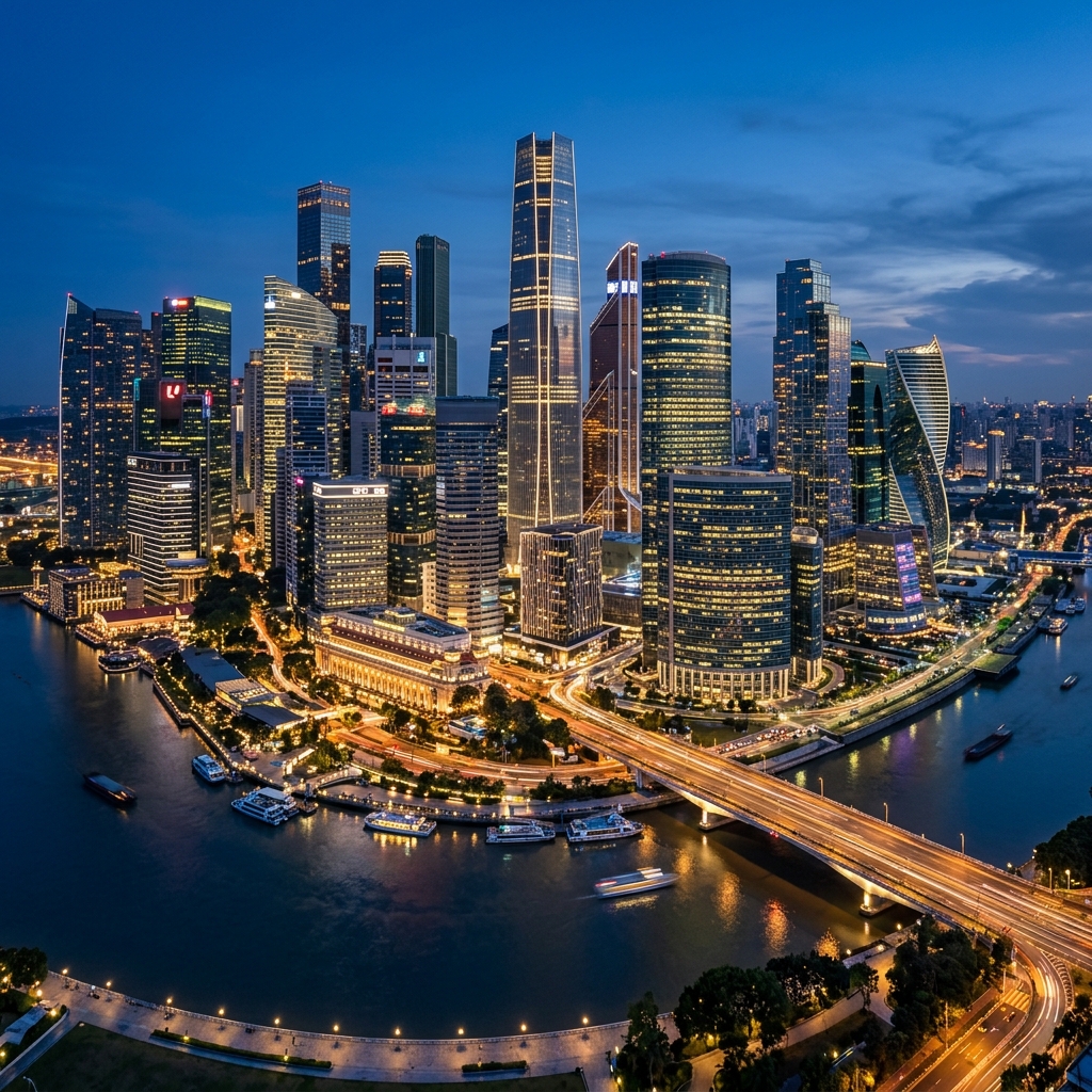 Skyscrapers at Dusk
